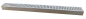 Preview: Edelstahlentwässerungsrinnen Bauhöhe 60 bis 80mm, Rost Quadratlochung SET Typ 5